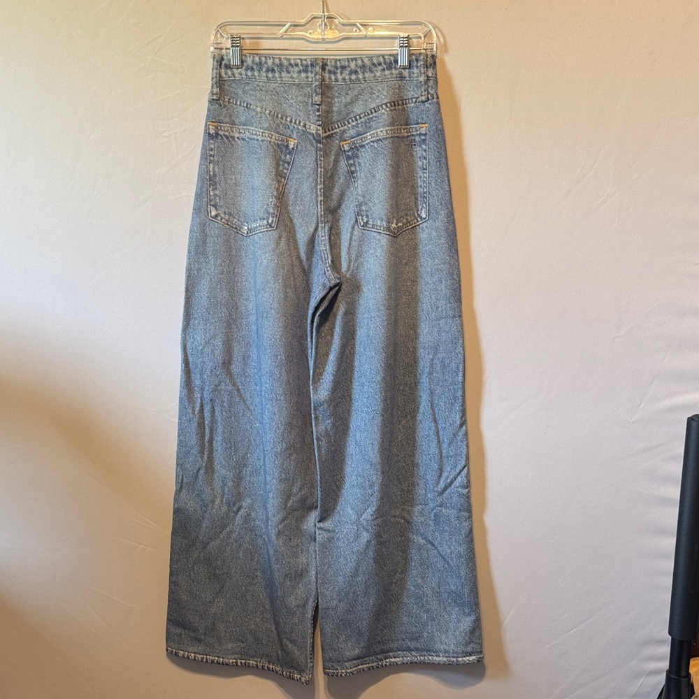 Rag & Bone Miramar Sofie Wide Leg Ankle Jeans 26 NWT Minetta Wash High Rise - Picture 5 of 6